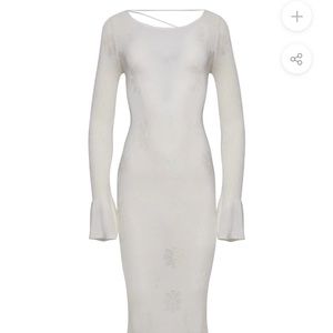 Asta Resort Venetian White Dress XS